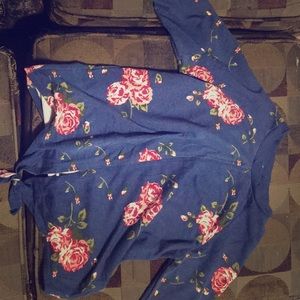 Poof girl flower shirt